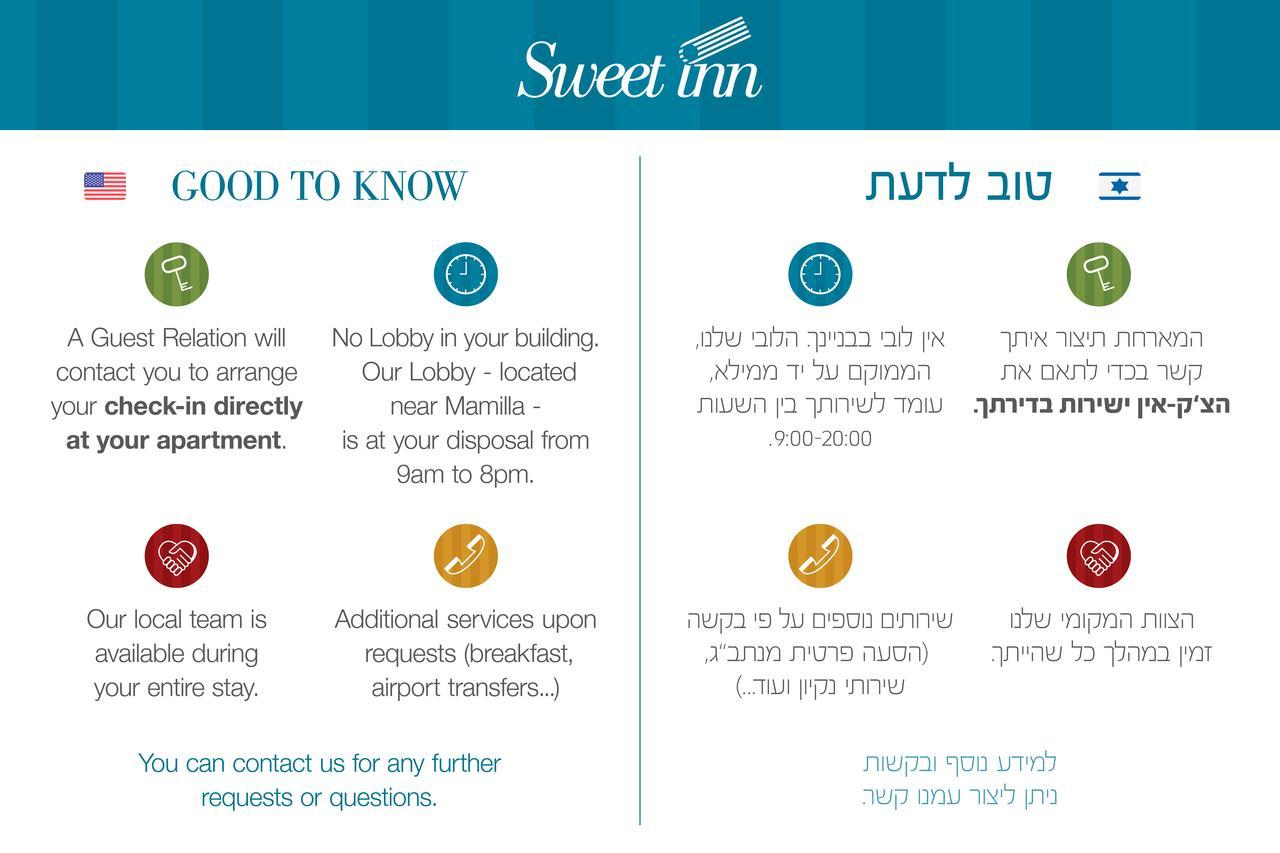 Sweet Inn - Smats Street Jerusalem Eksteriør bilde